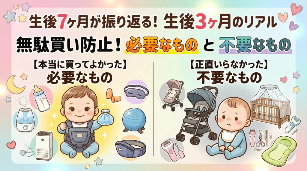 育児グッズ買って良かったもの、不要なもの記事